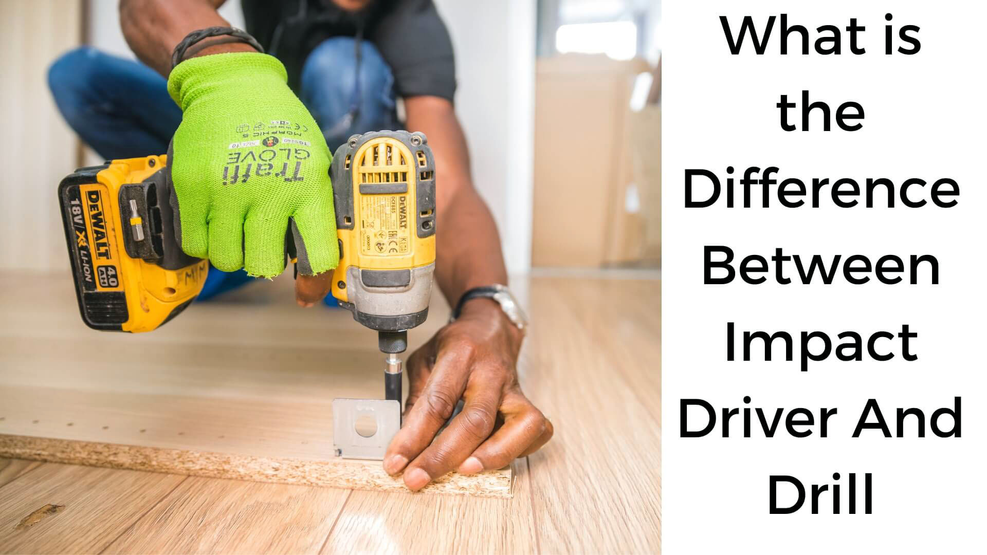 what is the difference between impact driver and drill?