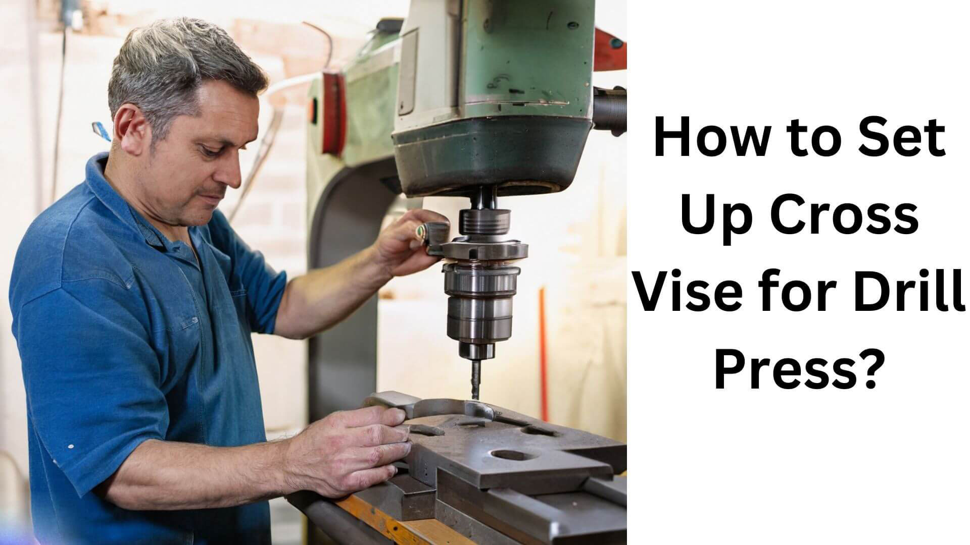 How to Set Up Cross Vise for Drill Press?