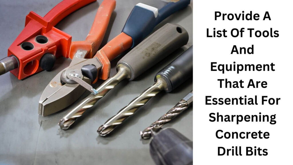 Provide A List Of Tools And Equipment That Are Essential For Sha